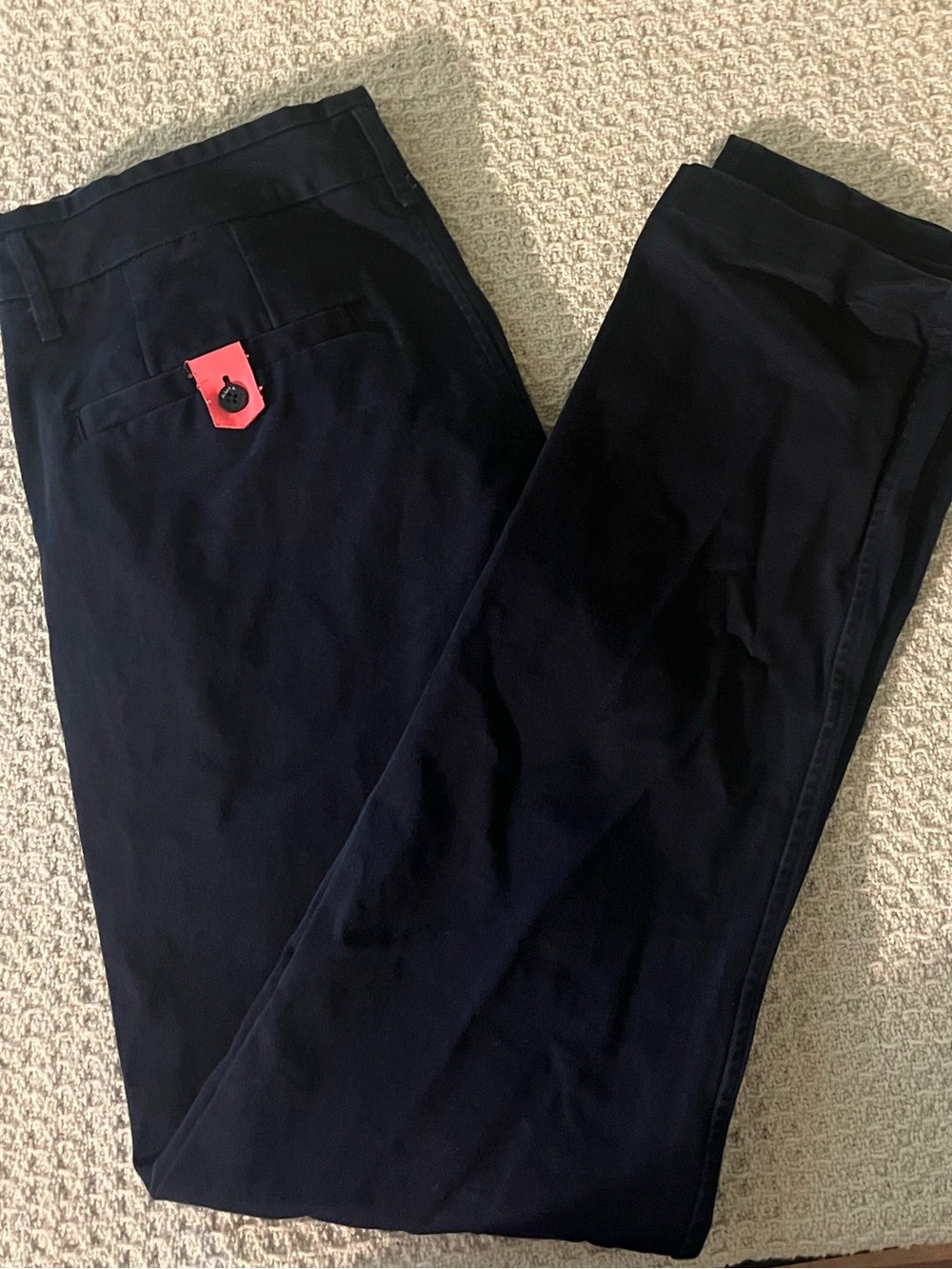Rapha Dark Navy Chino Pants with Contrasting Tab
